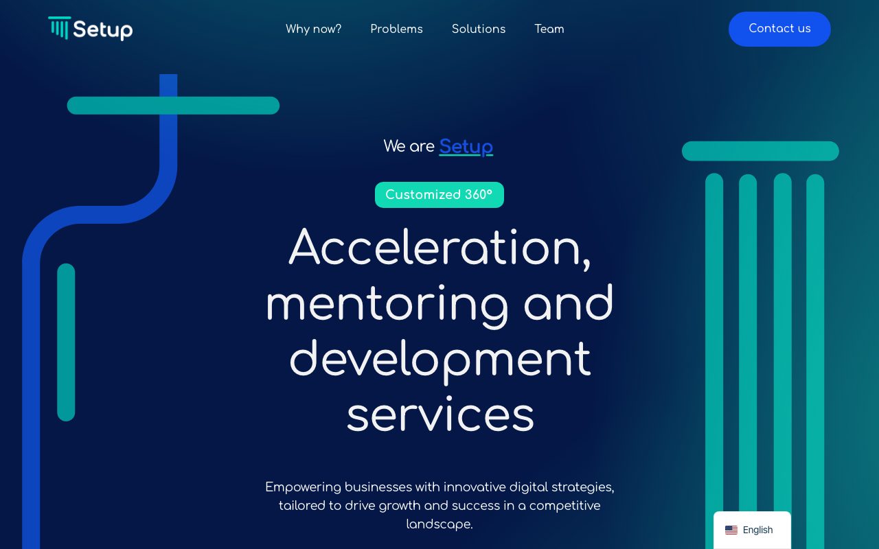 Consulting Setup Acceleration website